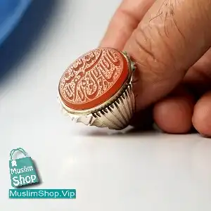 MuslimShop-Ring-Muslim-sterling-silver-gemstone-Akik-Yemeni-Agate-luxurious