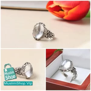 MuslimShop-Ring-Muslim-sterling-silver-gemstone-Durre-Najaf-With-Moonstone-Cristal