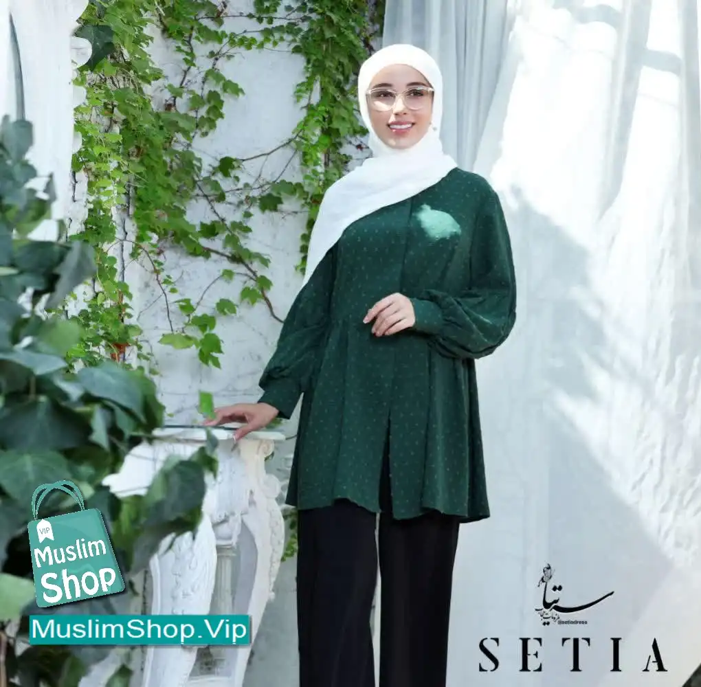 Muslimshop-Dress-Hijab-woman-girl-green-stylish