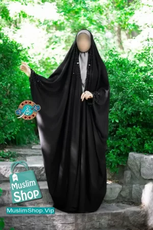 MuslimShop-Chador-Woman-Abaya-embroidery-Hijab